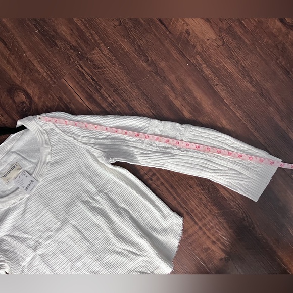 Free People WE THE FREE Swinging Cable Cuff Long Sleeve Shirt size XS - Picture 6 of 11